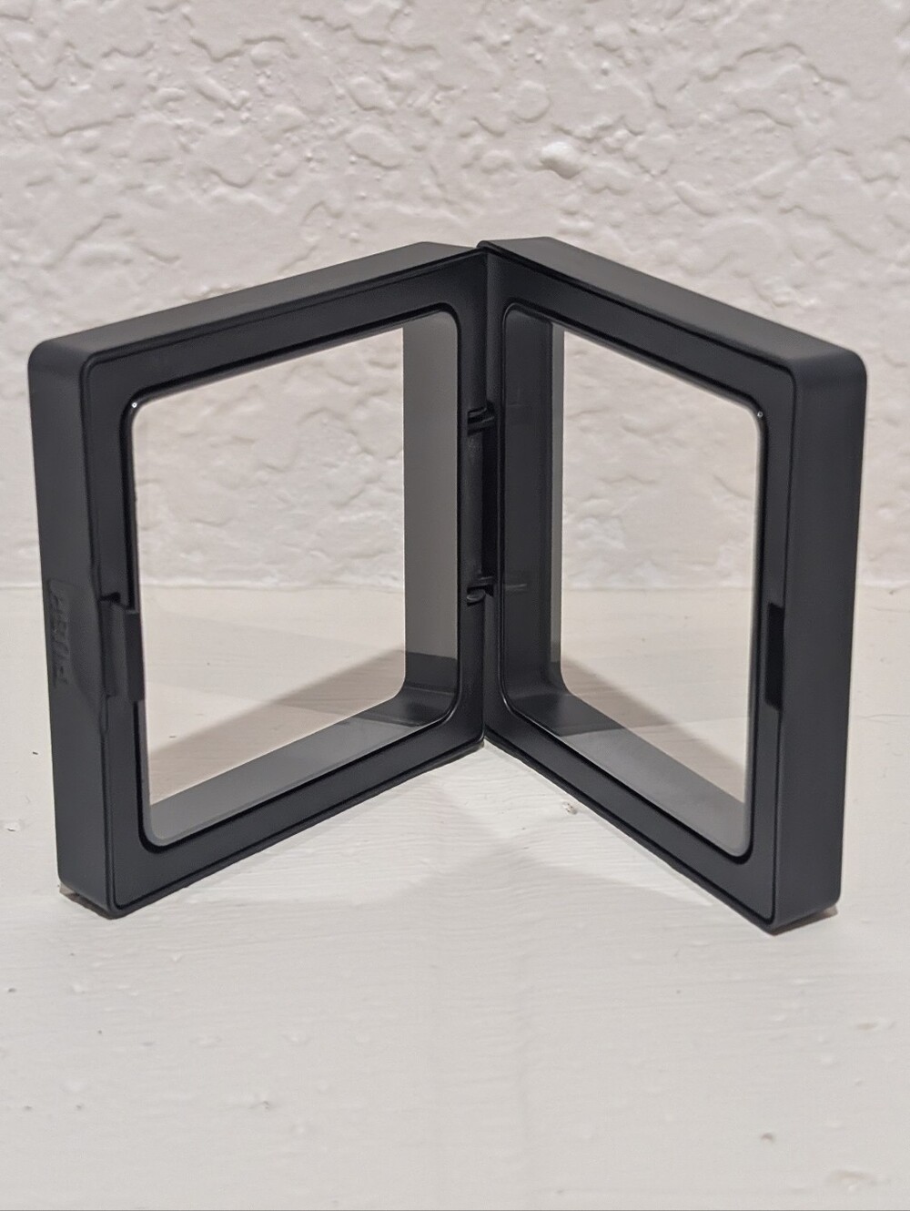 Black Foldable Protective Floating Display Frame